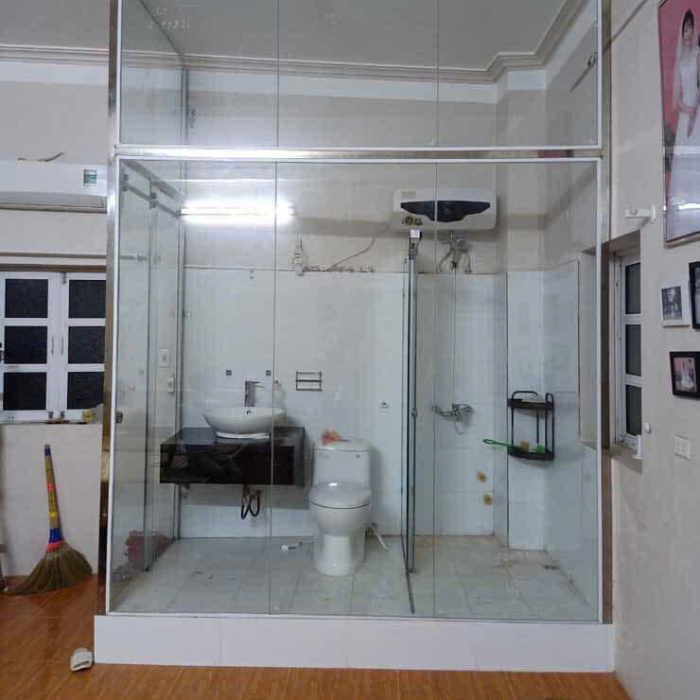Thi công kính cường lực Biên Hòa