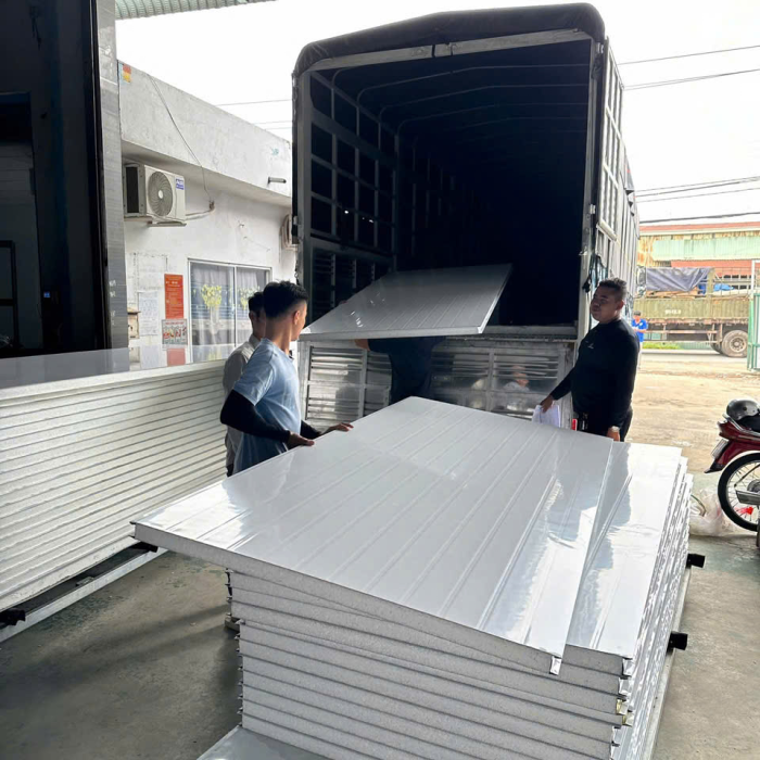 Vách ngăn panel phòng sạch giá rẻ Biên hòa Đồng Nai 