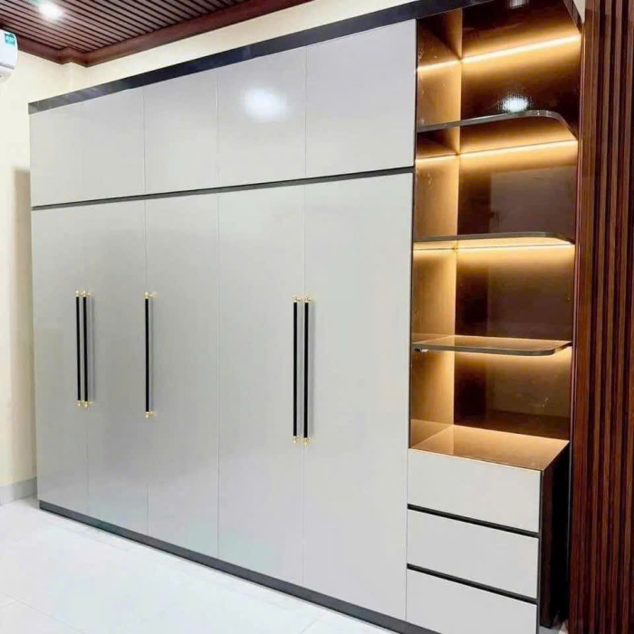 Thi Công Tủ Nội Thất Kính Cường Lực Đẹp Biên Hòa Đồng Nai