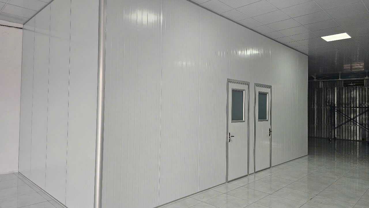vách panel phòng sạch Bình Dương