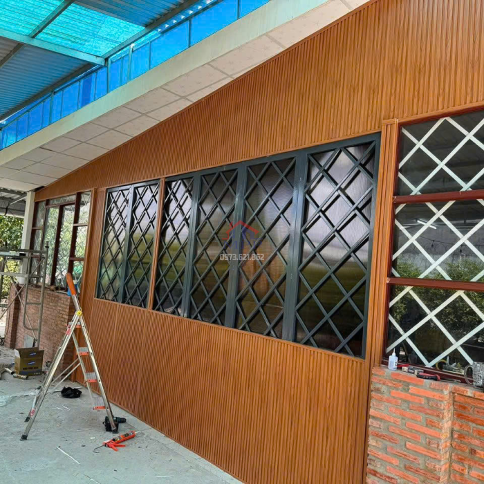 Thi công tấm ốp alu ngoại thất Biên Hòa